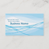 Fluss-Visitenkarte (blau) Visitenkarte (Rückseite)