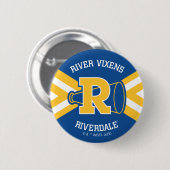 Fluss Vixens Cheer Uniform Button (Vorne & Hinten)