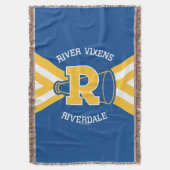 Fluss Vixens Cheer Uniform Decke (Vorderseite Vertikal)