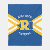 Fluss Vixens Cheer Uniform Fleecedecke (Vorderseite)