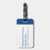 Fluss Vixens Cheer Uniform Gepäckanhänger (Rückseite vertikal)