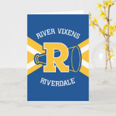 Fluss Vixens Cheer Uniform Karte (Gelbe Blume)