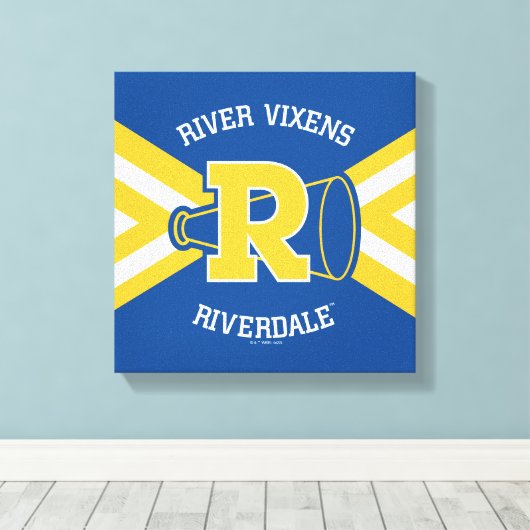 Fluss Vixens Cheer Uniform Leinwanddruck (Insitu (Holzboden))