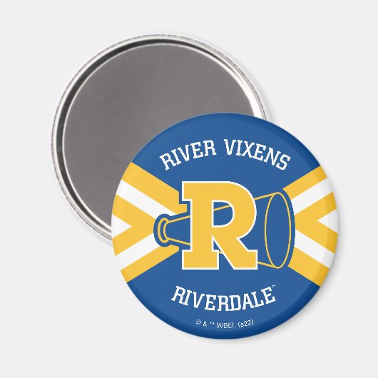 Fluss Vixens Cheer Uniform Magnet (Vorderseite/Rückseite)