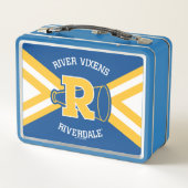 Fluss Vixens Cheer Uniform Metall Brotdose (Rückseite)