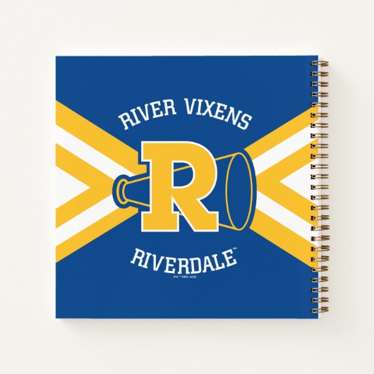 Fluss Vixens Cheer Uniform Notizblock (Rückseite)