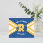 Fluss Vixens Cheer Uniform Postkarte (Stehend Vorderseite)