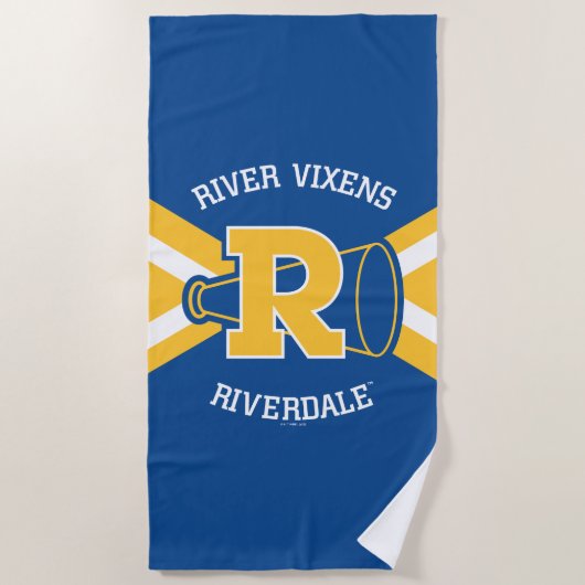 Fluss Vixens Cheer Uniform Strandtuch (Vorderseite)