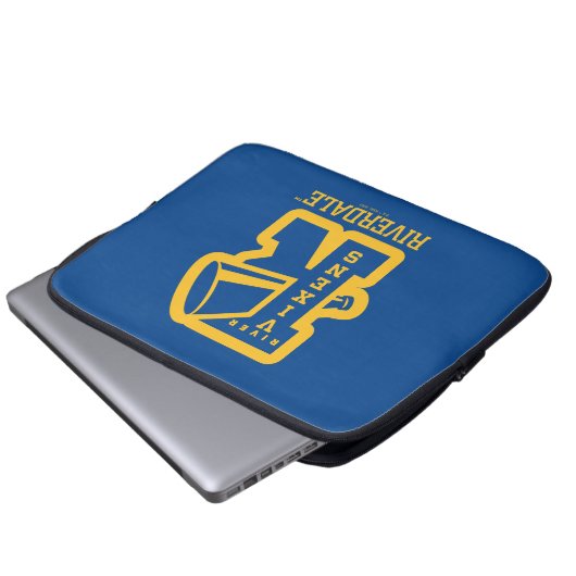 Fluss Vixens Letterman Laptopschutzhülle (Vorne Knopf)