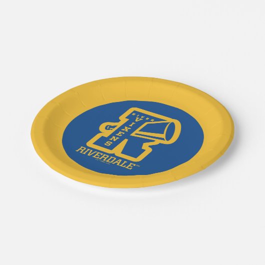 Fluss Vixens Letterman Pappteller (Schrägansicht)