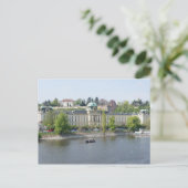 Fluss Vltava Postkarte (Stehend Vorderseite)