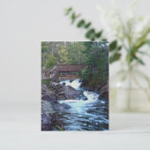 Fluss von der Brücke Postkarte (Stehend Vorderseite)