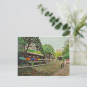 Fluss Walk San Antonio, TX Malerei Postkarte (Stehend Vorderseite)