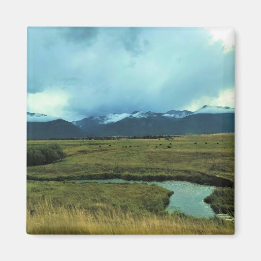 Fluss Wallowa, Oregon Magnet (Vorne)
