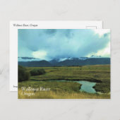 Fluss Wallowa, Oregon Postkarte (Vorne/Hinten)