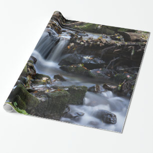 Fluss-Wasser durch den Dschungel Geschenkpapier