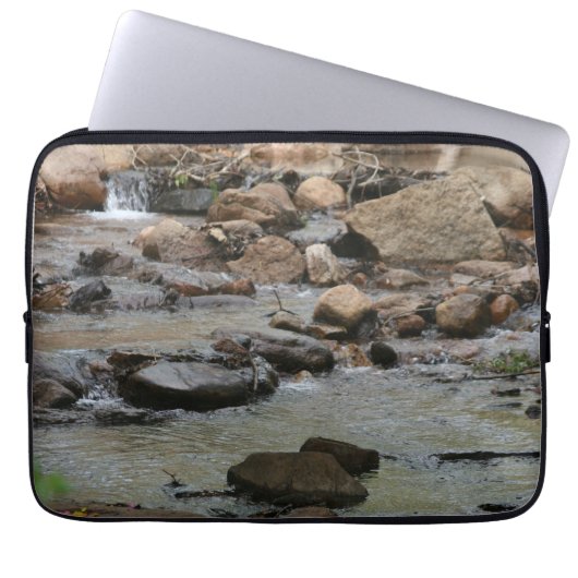 Fluss Wasser Laptopschutzhülle (Vorderseite)