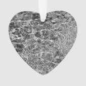 Fluss Water Ripples Ornament (Vorderseite)