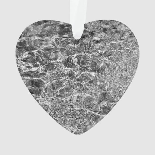 Fluss Water Ripples Ornament (Rückseite)