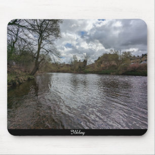 Fluss Wharfe Mousepad