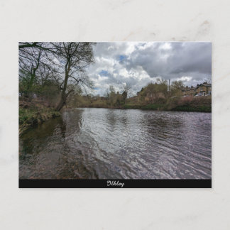Fluss Wharfe Postkarte