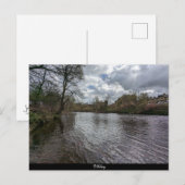Fluss Wharfe Postkarte (Vorne/Hinten)