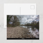 Fluss Wharfe Postkarte (Vorne/Hinten)