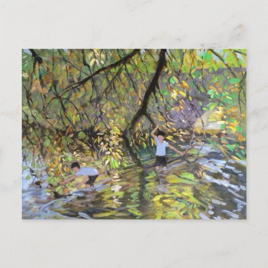 Fluss Wye 2008 Postkarte (Vorderseite)