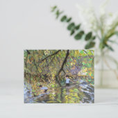 Fluss Wye 2008 Postkarte (Stehend Vorderseite)