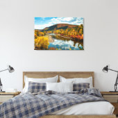 Fluss Yampa im Herbst Leinwanddruck (Insitu (Schlafzimmer))