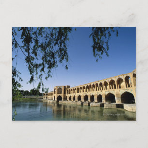 Fluss Zayandeh Postkarte