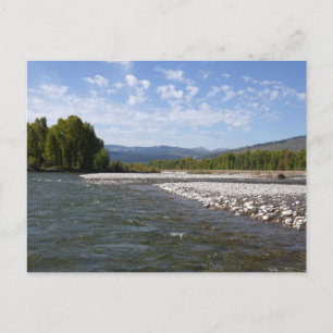 Flussabwärts auf dem Snake River I Postkarte