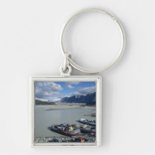 Flussabwärtsfahren auf dem Alsek River Schlüsselanhänger