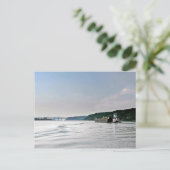 Flussarbeit Postkarte (Stehend Vorderseite)