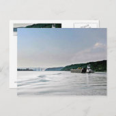 Flussarbeit Postkarte (Vorne/Hinten)