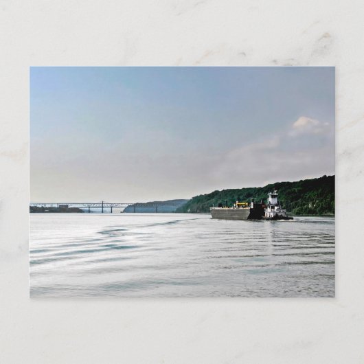 Flussarbeit Postkarte (Vorderseite)