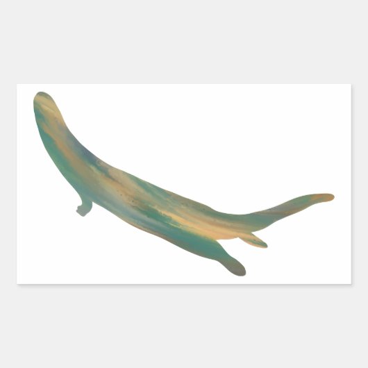 Flussaufkleber im Akrylstil Rechteckiger Aufkleber (Vorderseite)