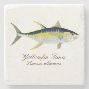 Flussbarsch-Thunfisch-Untersetzer Steinuntersetzer
