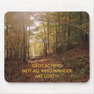 Flussbiegung 2, GEOCACHINGNOT ALLER WHO WANDERARE Mousepad