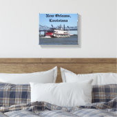 Flussboot Leinwanddruck (Insitu (Schlafzimmer))