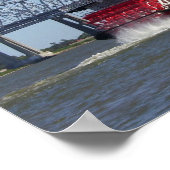 Flussboot Poster (Ecke)