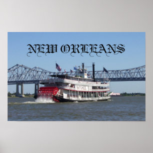 Flussboot Poster