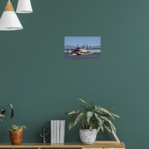 Flussboot Poster