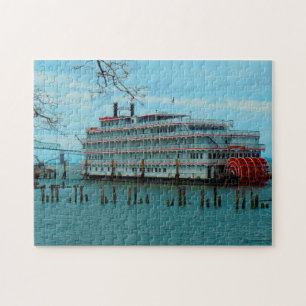 Flussboot Stern Wheeler Oregon. Puzzle