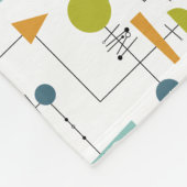 Flussdiagramm Geometrisches Muster des mittleren J Fleecedecke (Ecke)