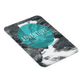 Flüsse | Das Abenteuer ist da draußen - Zitat Magnet (Rechte Seite)