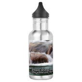 Flüsse des lebenden Wassers Inspiration Edelstahlflasche (Links)