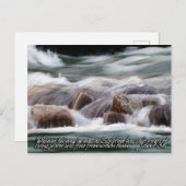 Flüsse des lebenden Wassers Inspiration Postkarte (Vorne/Hinten)