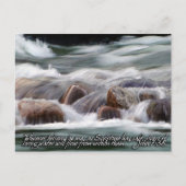 Flüsse des lebenden Wassers Inspiration Postkarte (Vorderseite)