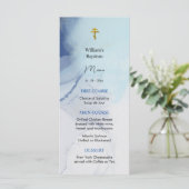 Flüsse des lebenden Wassers Orthodoxe Christliche Menükarte (Stehend Vorderseite)